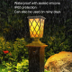 Lampe Solaire LED À Flamme Pour Clôture Et Jardin IP65 Avec Allumage Automatique Et Double Installation - www.yonis-shop.com