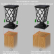 Lampe Solaire LED À Flamme Pour Clôture Et Jardin IP65 Avec Allumage Automatique Et Double Installation - www.yonis-shop.com