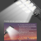 Lampe Solaire LED Extérieure À Détecteur De Mouvement Avec Télécommande Étanche Orientable 3000 mAh - www.yonis-shop.com