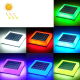 Lampe Solaire De Colonne Pour Jardin RGB Dégradé Et Couleurs Fixes IP68 Éclairage Automatique