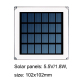 Lampe Solaire De Tête De Colonne Pour Jardin Étanche IP68 À Trois Couleurs Avec Allumage Automatique - www.yonis-shop.com