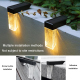 Lampe Solaire LED Pour Escaliers Extérieurs Étanche IP65 À Éclairage Automatique Blanc Et Coloré Installation Multiple - www....