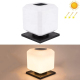Luminaire Solaire LED Carré Extérieur Pour Jardin IP65 10 À 12 Heures Panneau Monocristallin