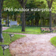 Projecteur Solaire Extérieur 19 LED Pour Jardin Orientable IP65 Avec 8 À 12 H D’Autonomie Pose Murale Ou Sur Piquet - www.yon...
