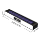 Lampe Solaire Extérieure À Détection De Mouvement Pour Escalier Étanche IP65 Lumière Chaude Et Angle Réglable - www.yonis-sho...