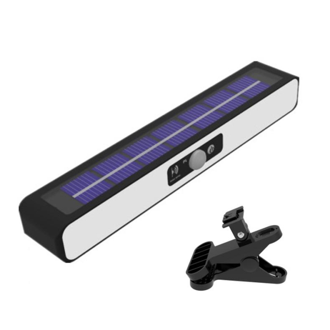 Lampe Solaire Pour Escalier À Détecteur De Mouvement Étanche IP65 36 LED Avec Clip Et Angle Réglable - www.yonis-shop.com