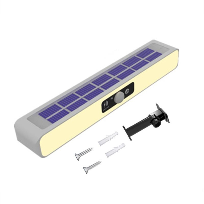 Lampe Solaire Pour Escalier À Détection De Mouvement Étanche IP65 36 LED Avec Support Orientable Lumière Chaude - www.yonis-s...