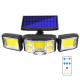 Applique Murale Solaire LED Extérieure À Détecteur 192 COB Avec Télécommande 450 À 500 Lumens - www.yonis-shop.com