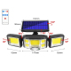 Applique Murale Solaire LED Extérieure À Détecteur 192 COB Avec Télécommande 450 À 500 Lumens - www.yonis-shop.com