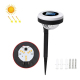 Lampe Solaire LED À Planter Pour Extérieur Double Source Effet Flamme IP65 Autonomie 6 À 12 Heures