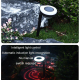 Lampe Solaire LED À Planter Pour Extérieur Double Source Effet Flamme IP65 Autonomie 6 À 12 Heures - www.yonis-shop.com