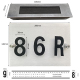 Plaque Numéro De Maison Solaire Murale 4 LED En Inox Chiffres Et Lettres Personnalisables IP44 6 À 8 H - www.yonis-shop.com