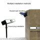 Lampe Solaire De Signalisation Pour Jardin Et Mur IP65 Avec Support Orientable Installation Murale Ou Au Sol - www.yonis-shop...