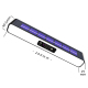 Lampe Solaire De Signalisation Pour Chantier Et Jardin IP65 Avec Support Orientable Et Installation Murale Ou Sur Piquet - ww...
