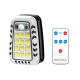 Lampe Solaire Extérieure À Détecteur De Mouvement 126 LED Avec Télécommande 3 Modes Étanche Couverture 150 M²