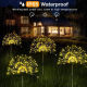 Lampe Solaire De Jardin Effet Feux D’Artifice 360 LED Hauteur 86 cm Télécommande Étanche Autonomie 10 À 12 h - www.yonis-shop...