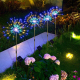 Lampe Solaire Effet Feux D’Artifice Pour Jardin 360 LED Étanche Avec Télécommande Autonomie 10 À 12 H - www.yonis-shop.com