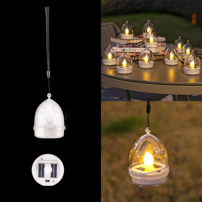 Lampe Solaire Décorative Extérieure Pour Jardin À Lumière Chaude Automatique Étanche IP65 Autonomie 8 Heures - www.yonis-shop...