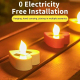 Lampe Solaire Décorative Extérieure Pour Jardin À Lumière Chaude Automatique Étanche IP65 Autonomie 8 Heures - www.yonis-shop...