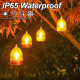 Lampe Solaire Décorative Extérieure Pour Jardin À Lumière Chaude Automatique Étanche IP65 Autonomie 8 Heures - www.yonis-shop...