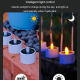 Bougie Solaire Extérieure Pour Jardin Lumière Jaune Clignotante Éclairage Automatique Autonomie 6 À 12 H IP42 - www.yonis-sho...
