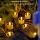 Bougie Solaire Extérieure Pour Jardin Lumière Jaune Clignotante Éclairage Automatique Autonomie 6 À 12 H IP42 - www.yonis-sho...