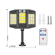 Lampe Solaire Murale Extérieure Avec Détecteur De Mouvement Télécommande 3 Modes Et Éclairage COB Intensif - www.yonis-shop.com