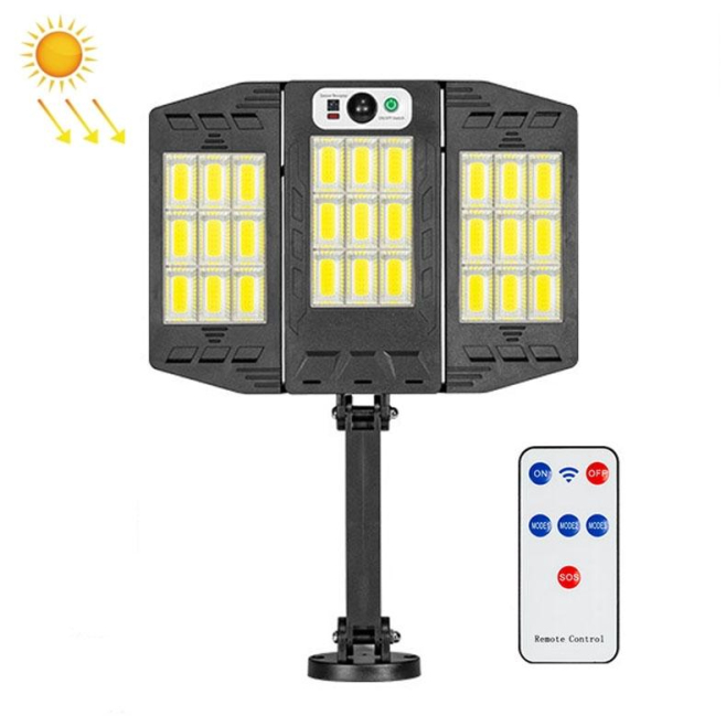 Applique Murale Solaire Extérieure À Détecteur De Mouvement Avec Télécommande 3 Modes Et Éclairage Grand Angle - www.yonis-sh...