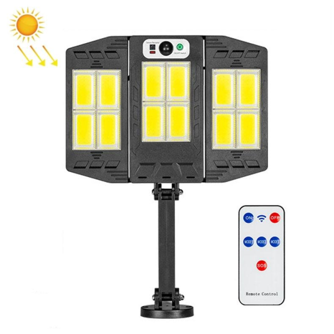 Lampe Murale Solaire Extérieure Pour Cour Et Jardin Avec Détecteur De Mouvement Télécommande Et 3 Modes D’Éclairage - www.yon...