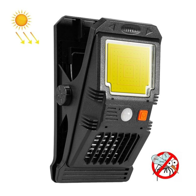Lampe Murale Solaire Extérieure Anti Moustiques Avec Détecteur De Mouvement Pince Et Autonomie Jusqu’à 10 H - www.yonis-shop.com