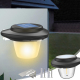 Lampe Murale Solaire Extérieure À Détecteur De Mouvement 3 Modes Batterie 1000 mAh Lumière Chaude Résistante Aux Intempéries