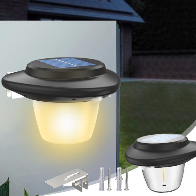 Lampe Murale Solaire Extérieure À Détecteur De Mouvement 3 Modes Batterie 1000 mAh Lumière Chaude Résistante Aux Intempéries ...