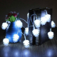 # Guirlande Solaire LED Extérieure 20 LED Pommes De Pin Pour Jardin Noël Et Mariage 2 Modes - www.yonis-shop.com