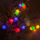 # Guirlande Solaire LED Extérieure 20 LED Pommes De Pin Pour Jardin Noël Et Mariage 2 Modes - www.yonis-shop.com