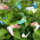 Guirlande Lumineuse Papillons Solaire À Fibre Optique 5 m 20 LED Couleurs Changeantes Résistante Aux Intempéries IP44 - www.y...