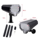 Applique Murale Solaire LED À Détecteur De Mouvement Rotation Automatique À 160° 4 Modes IP65 Extérieur - www.yonis-shop.com