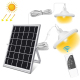 Lampe Solaire LED 2 En 1 Pour Jardin Garage Et Extérieur 112 LED Détecteur PIR 4 Modes Étanche IP65 Autonomie 8 Heures - www....