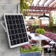 Lampe Solaire LED 2 En 1 Pour Jardin Garage Et Extérieur 112 LED Détecteur PIR 4 Modes Étanche IP65 Autonomie 8 Heures - www....