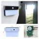 Lampe Murale Solaire Extérieure 50 LED Avec Détecteur De Mouvement Radar IP55 2W 3 Modes - www.yonis-shop.com