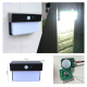 Lampe Murale Solaire Extérieure 50 LED Avec Détecteur De Mouvement Radar IP55 2W 3 Modes - www.yonis-shop.com