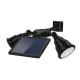 Projecteur LED Solaire Double Tête Pour Jardin Avec Détecteur De Mouvement 1000 Lumens Et Autonomie 10 Heures - www.yonis-sho...