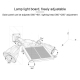 Projecteur LED Solaire Double Tête Pour Jardin Avec Détecteur De Mouvement 1000 Lumens Et Autonomie 10 Heures - www.yonis-sho...