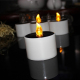Lot De 6 Lampes Bougies Solaires LED Lumière Blanche Chaude Sans Flamme Ni Fumée Pour Décoration - www.yonis-shop.com