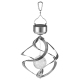 Lampe Carillon Solaire LED Pour Jardin Étanche IP65 Autonomie 6 À 8 Heures Acier Inoxydable 35 x 15 cm - www.yonis-shop.com