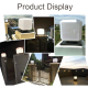 Borne Solaire LED Extérieure Pour Jardin IP65 Avec Capteur De Lumière Autonomie De 10 À 12 Heures - www.yonis-shop.com
