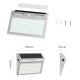Lampe Murale Solaire LED Extérieure 112 LED Étanche IP65 Détection Intelligente 4 Modes Batterie 2200 mAh - www.yonis-shop.com