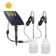 Lampe Solaire LED Extérieure 6W À Lumière Blanche IP44 Système Séparé 5M Autonomie 5 À 10 Heures