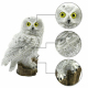 Lampe Solaire LED En Forme De Hibou Pour Jardin Et Pelouse IP65 En Résine Avec Allumage Automatique La Nuit - www.yonis-shop.com