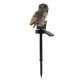 Lampe Solaire LED En Forme De Hibou Pour Jardin Et Pelouse IP65 En Résine Avec Allumage Automatique La Nuit - www.yonis-shop.com