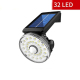 Lampe Murale Solaire Extérieure 32 LED Avec Détecteur De Mouvement Étanche IP65 Pour Jardin - www.yonis-shop.com